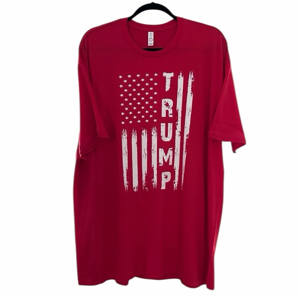 Forever Trump Flag Patriot Unisex Tee. Size 2XL NWOT